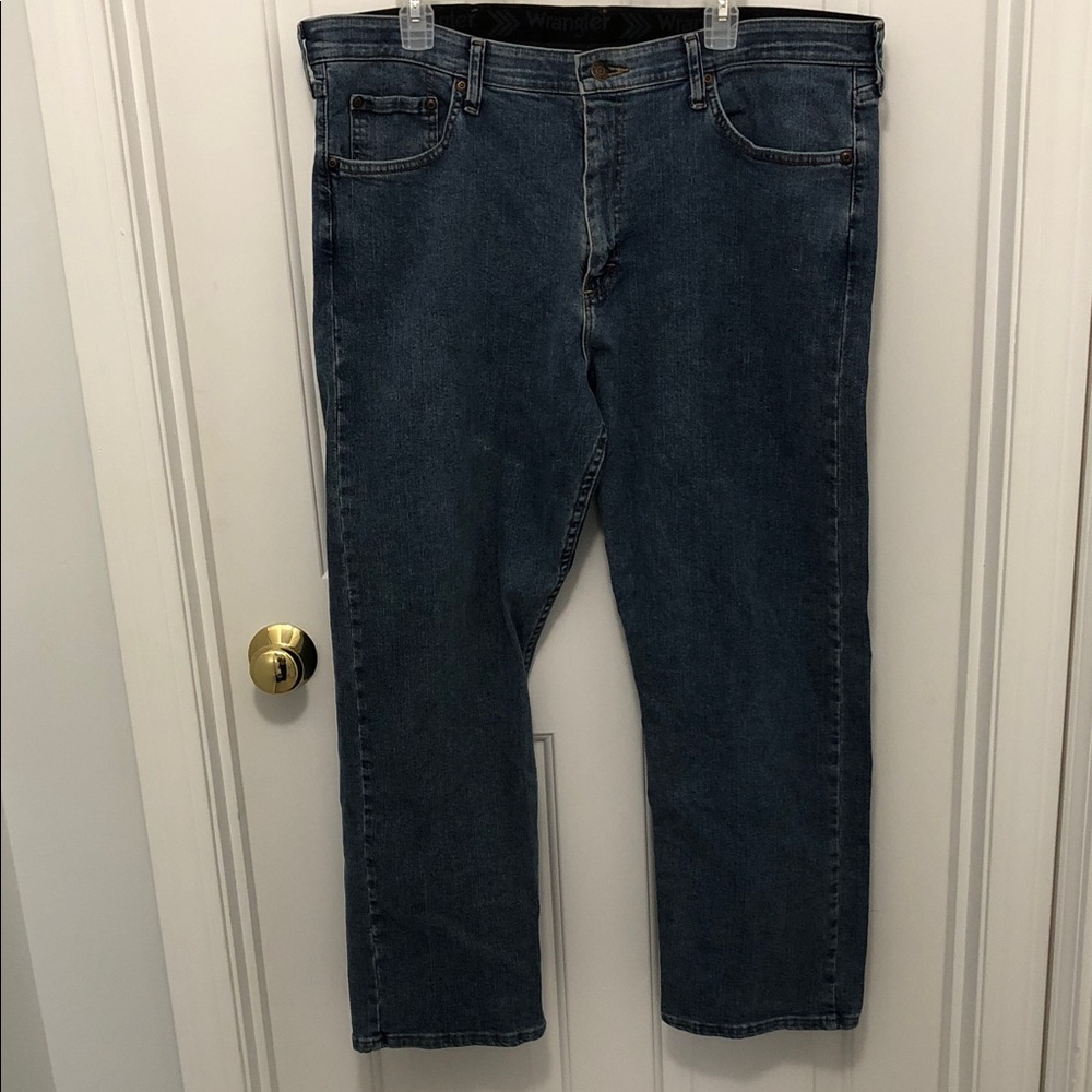 Wrangler Men's Indigo Straight-Leg Jeans